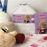 Knitaway - Ollie the Doll Knitting Kit (part of new Range Lillie & Friends) with House & Birth Certificate