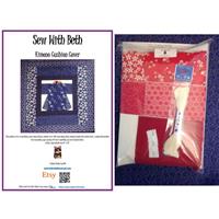 Sew with Beth Kimono Cushion Kit: Red & Ivory