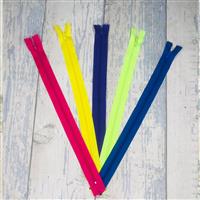 Living in Loveliness 12" Set of 5 x Zips Mixed, Bright