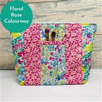 Living in Loveliness Yasmeen Cosmetic Bag - Floral Rose