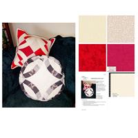 Suzie Duncans Red Amour Wedding Ring Cushion Kit: Instructions, Fabric (0.5m) & FQ