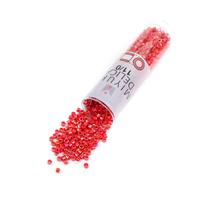 Miyuki Delica Opaque Red Lustre Seed Beads 11/0 (7.2GM/TB)