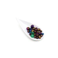 200g Purple/Blue/Green Tone mixed size loose bead pack				