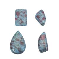 120cts Ruby in Kyanite Mixed Shape & Size Plain Cabs