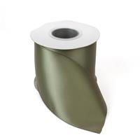 Deep Sage Double Faced Satin Ribbon, Width Approx 75mm (20m Length)
