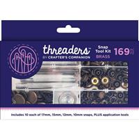 Threaders Snap Tool Kit - Brass - 169 PCS Save 20%