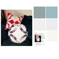 Suzie Duncans Baby Blue Wedding Ring Cushion Kit: Instructions, Fabric (0.5m) & FQ