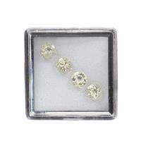 1.60cts Serenite Round Brilliant Approx 5mm (Pack of 4)