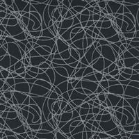 Moda Whispers Metallic Black Silver Swirl Fabric 0.5m