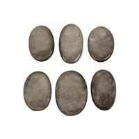 175cts Silver Obsidian Cabochon & Mixed Shape (Pack of 3 to 7 Pcs)