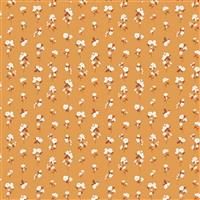 Riley Blake Heartsong Rock Roses Gold Fabric 0.5m