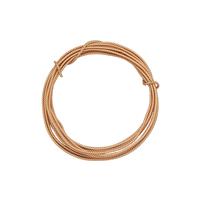 1m Rose Gold Flash Sterling Silver Twisted Wire Approx 0.7mm