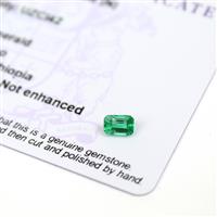 0.5cts Ethiopian Emerald 6x4mm Octagon  (N)