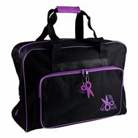 Sewing Machine Bag in Black & Purple 