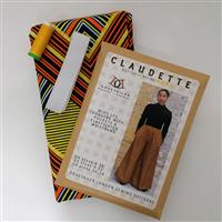 Dovetailed Claudette Trousers Sewing Kit Fashionably Late on Orange