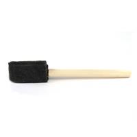 Sponge Applicator Wooden Handle Black 15cm