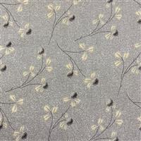 Yoko Saito Centenary Collection Antique Leaf On Medium Earth Fabric 0.5m 