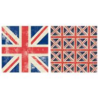 Union Jack Linen-Look Fabric Panel & Fabric Bundle (1m) 