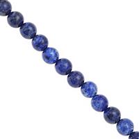 95cts Lapis Lazuli Smooth Round Approx 8mm, 19cm Strand