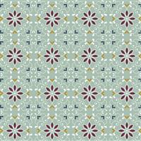 Keera Job Whimsical Romance Geometric Mint Fabric 0.5m