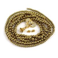 Into the Wild - Gold Plated Base Metal Elephant Tassel Cap & Spacer Beads 