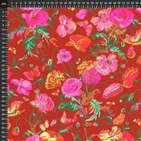 Kaffe Fassett Collective Meadow Red Fabric 0.5m