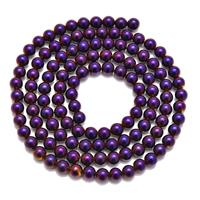 850cts Purple Coated Haematite Plain Rounds Approx 8mm, 1m Strand
