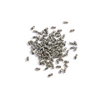 StormDuo Beads Jet Full Chrome, Approx 3x7mm (100pcs)