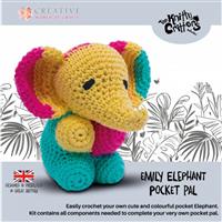 Knitty Critters Pocket Pals Emily Elephant Kit