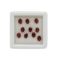 1.60cts Garnet Oval Approx 4x3mm Pack of 10 (N)