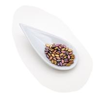 IrisDuo Bead - Ancient Gold, Approx. 4x7mm (50pcs)