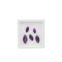 25cts Charoite Cabochon Marquise Approx 12x6 to 20x10mm Gemstone (Set of 5 Pcs)