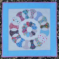 Sewmotion Liberty Curved EPP Summer Bloom Wall Hanging Kit: Pattern & Paper Pieces & Fabric