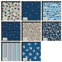 True Blue Sea Fabric Bundle (4m). Save £6