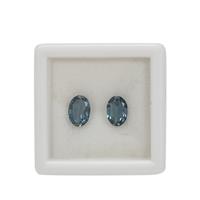 1.40ts London Blue Topaz Brilliant Oval Approx 7x5mm (Pack Of 2) 