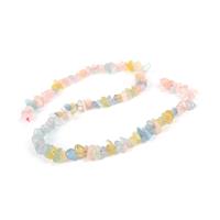140cts Multi Beryl Nuggets Approx 4x5~7x11mm, 38cm strand 