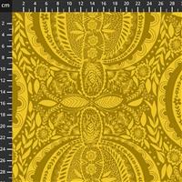 Anna Maria Horner Love Always Yellow Paisley Fabric 0.5m