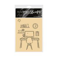 For the Love of Stamps - At the Office, A7 stamp set - Contains 2 stamps