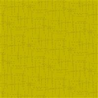 Stitched Effect Chartreuse Fabric 0.5m