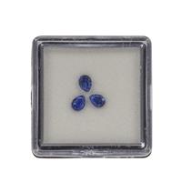 0.40cts Nilamani Pear Fancy Approx 4x3mm Pack of 3 (N)