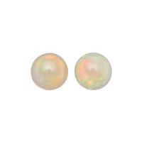0.9cts Honey Opal 6x6mm Round Pack of 2 (N)