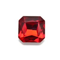 Cushion Crystal Red, Approx.  23mm, 1pcs