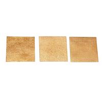 Swirls Copper Textured Sheet Approx 5x5cm (Pack of 3) 