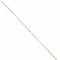 15cts Peruvian Turquoise Faceted Rounds Approx 3mm, 38cm Strand