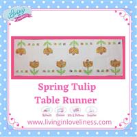 Living in Loveliness Spring Tulip Table Runner Instructions