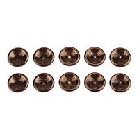 Czech Glass Cup Jet Bronze Beads, Approx 13x4mm (10pk)