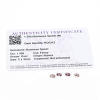 1.3cts Burmese Spinel 5x3mm Oval Pack of 4 (N)