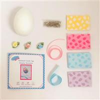 Living in Loveliness No Sew Patchwork Easter Egg Full Kit and Pattern 
