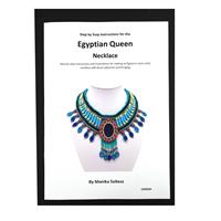 Egyptian Queen Necklace by Monika Soltesz