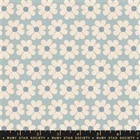 Jen Hewett Unruly Nature Collection Heart Flowers Polar Fabric 0.5m